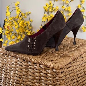 Daniblack Vero Cuoio Suede Heels